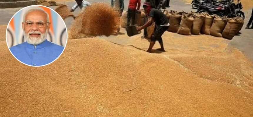 केंद्र सरकार का बड़ा फैसला — गेहूं की स्टॉक सीमा घटाकर महंगाई पर लगाम लगाने की तैयारी, उपभोक्ताओं को सस्ते दाम पर गेहूं उपलब्ध कराने की कोशिश।