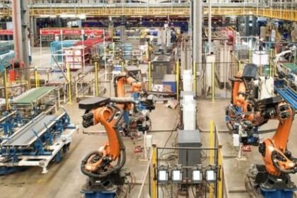 UP में इलेक्ट्रॉनिक्स और सेमीकंडक्टर पार्क का दृश्य