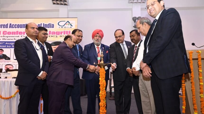"ICAI National Symposium जागृति 2025 लखनऊ — 800 से अधिक चार्टर्ड अकाउंटेंट्स की भागीदारी, AI, GST, ऑडिट और पूंजी बाजार पर चर्चाएं"