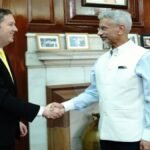 विदेश मंत्री एस. जयशंकर नई दिल्ली में अमेरिकी राजदूत सर्जियो गोर से मुलाकात करते हुए, भारत-अमेरिका संबंधों पर चर्चा