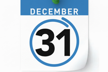 31 दिसंबर 2025 इनकम टैक्स और GST रिटर्न की अंतिम तारीख दर्शाता हुआ कैलेंडर और टैक्स डॉक्यूमेंट