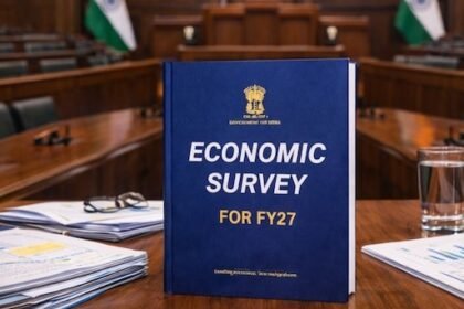 Economic Survey 2026 presented by Finance Minister Nirmala Sitharaman in Parliament, GDP growth forecast for FY27