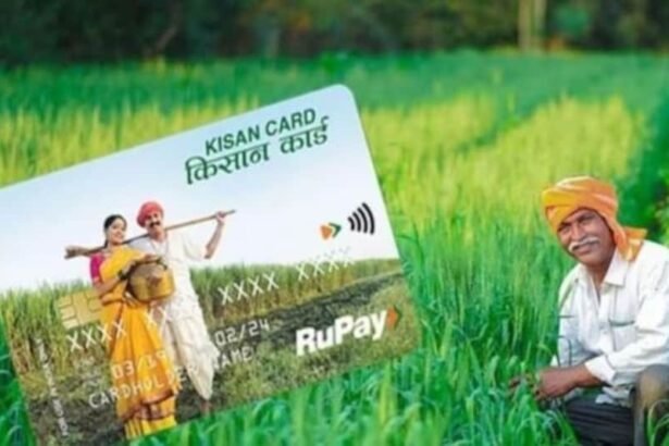 खेती के लिए बैंक से Agriculture Loan लेते किसान, सरकारी योजना और कम ब्याज दर की जानकारी