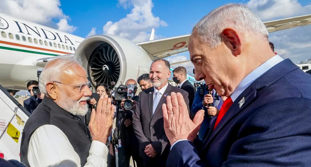 भारत-इजरायल संबंध: नरेंद्र मोदी और बेंजामिन नेतन्याहू की बैठक, AI रक्षा तकनीक समझौते