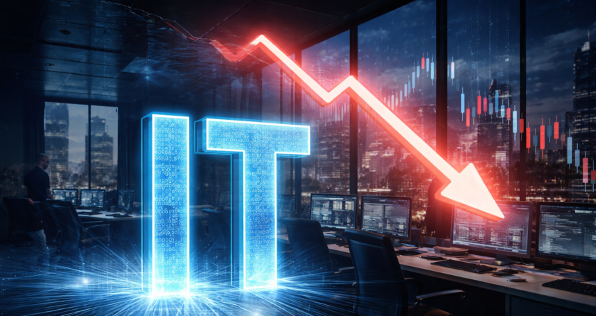 IT sector slowdown with declining growth and market uncertainty in Q4