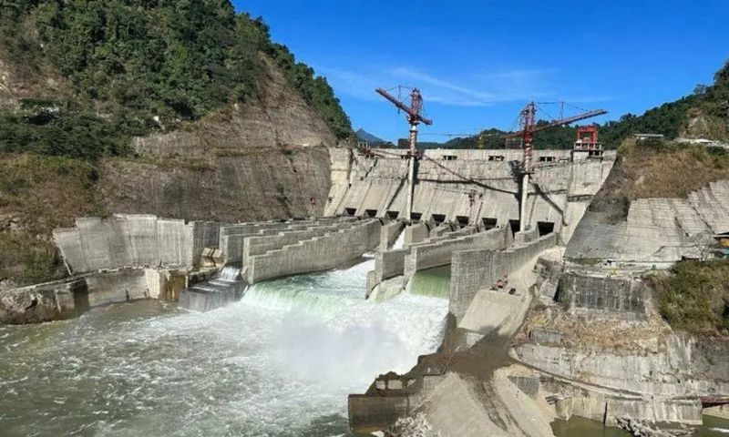 Hydropower project in Arunachal Pradesh highlighting infrastructure development.