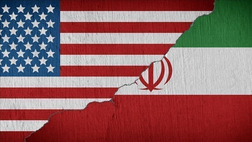 iran and USA flag & Strait of Hormuz 