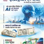 इंडस्ट्रियल एम्पायर अगस्त 2026 अंक का कवर, AI निवेश, नए भारतीय नोट और E20 पेट्रोल प्रमुख विषय