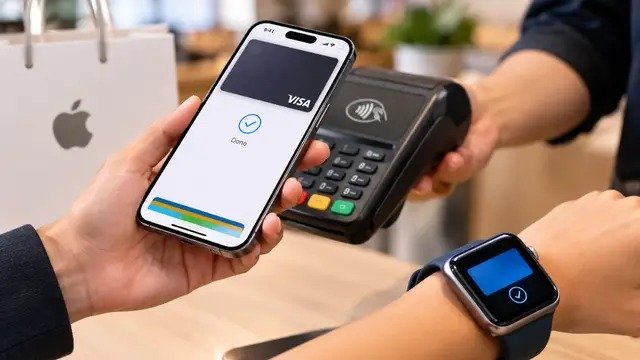 भारत में Apple Pay से iPhone और Apple Watch द्वारा कॉन्टैक्टलेस भुगतान