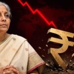 वित्त मंत्री निर्मला सीतारमण रुपये में उतार-चढ़ाव और आरबीआई के कदमों पर बयान देते हुए।