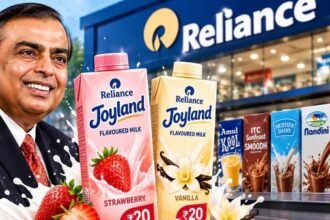 रिलायंस कंज्यूमर प्रोडक्ट्स का Joyland Flavoured Milk, स्ट्रॉबेरी और वनीला फ्लेवर में लॉन्च