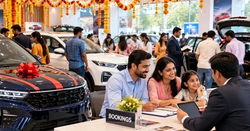 दिवाली 2026 से पहले कारों की बिक्री में तेजी, डीलर स्टॉक में कमी और मारुति सुजुकी व हुंडई की त्योहारी तैयारी