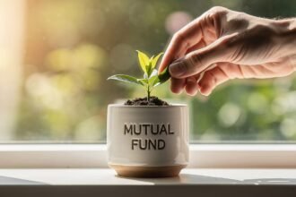 Mutual fund performance chart showing changing equity fund rankings and investment returns over five-year periods.