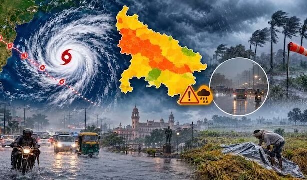चक्रवात अर्नब के संभावित प्रभाव से उत्तर प्रदेश में बारिश और तेज हवाओं का अलर्ट