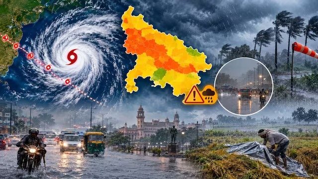 चक्रवात अर्नब के संभावित प्रभाव से उत्तर प्रदेश में बारिश और तेज हवाओं का अलर्ट