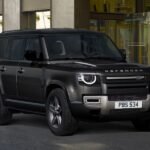Land Rover Defender 110 luxury SUV manufactured at Jaguar Land Rover's Pune plant in India.