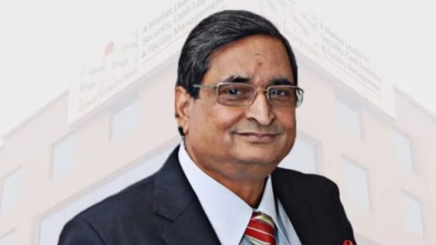 ग्रुप के संस्थापक और भाजपा के पूर्व राज्यसभा सांसद रवींद्र किशोर सिन्हा (आरके सिन्हा) की तस्वीर।
